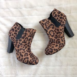 Madden Girl Leopard Ankle Booties 10